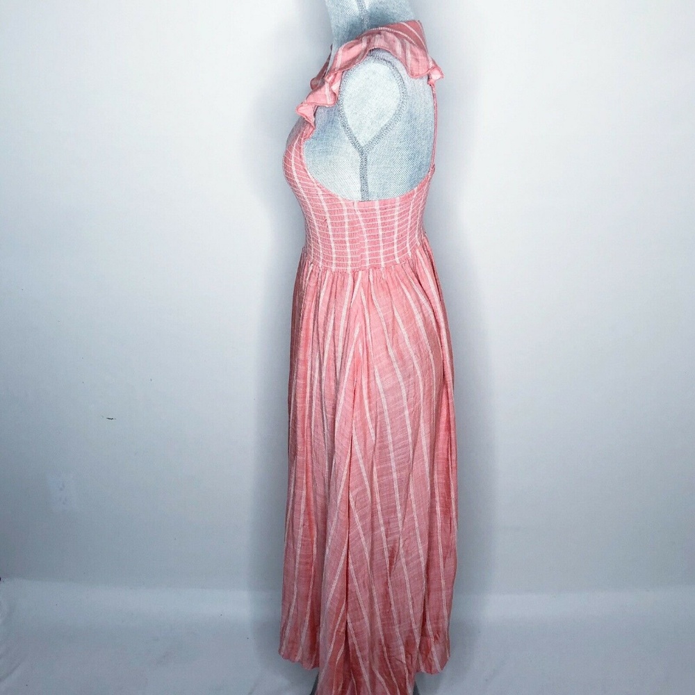Free People Dress Maxi Ruffle Sleeves (P68) - Picture 5 of 7